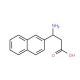 3-Amino-3-naphthalen-2-yl-propionic acid (CAS 129042-57-5) - chemical structure image