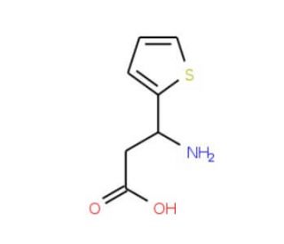 3-amino-3-thien-2-ylpropanoic acid (CAS 3270-89-1) - chemical structure image