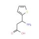 3-amino-3-thien-2-ylpropanoic acid (CAS 3270-89-1) - chemical structure image