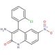 3-Amino-4-(2-chlorophenyl)-6-nitro-2(1H)-quinolinone - chemical structure image