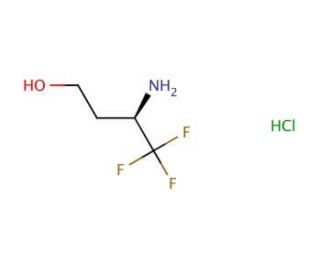 3-Amino-4,4,4-trifluoro-butan-1-ol hydrochloride - chemical structure image