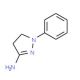 3-Amino-4,5-dihydro-1H-1-phenylpyrazole (CAS 3314-35-0) - chemical structure image