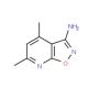 3-Amino-4,6-dimethylisoxazolo[5,4-b]pyridine (CAS 916792-12-6) - chemical structure image