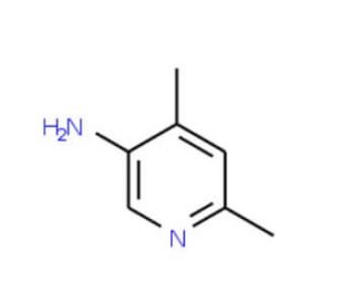 3-Amino-4,6-dimethylpyridine (CAS 1193-71-1) - chemical structure image