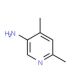 3-Amino-4,6-dimethylpyridine (CAS 1193-71-1) - chemical structure image