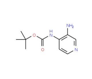 3-Amino-4-(Boc-amino)pyridine (CAS 183311-28-6) - chemical structure image