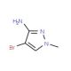 3-Amino-4-bromo-1-methyl-1H-pyrazole (CAS 146941-72-2) - chemical structure image