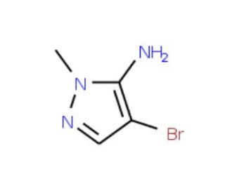 3-Amino-4-bromo-2-methylpyrazole (CAS 105675-85-2) - chemical structure image