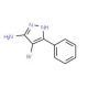 3-Amino-4-bromo-5-phenylpyrazole (CAS 2845-78-5) - chemical structure image