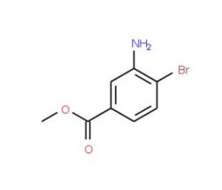 3-Amino-4-bromobenzoic acid methyl ester (CAS 46064-79-3) - chemical structure image