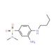 3-amino-4-(butylamino)-N,N-dimethylbenzenesulfonamide - chemical structure image
