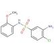 3-Amino-4-chloro-N-(2-methoxy-phenyl)-benzenesulfonamide - chemical structure image
