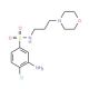 3-amino-4-chloro-N-(3-morpholin-4-ylpropyl)benzenesulfonamide - chemical structure image