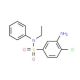 3-Amino-4-chloro-N-ethyl-N-phenyl-benzenesulfonamide - chemical structure image