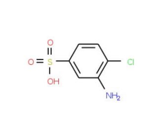 3-Amino-4-chlorobenzenesulfonic acid (CAS 98-36-2) - chemical structure image