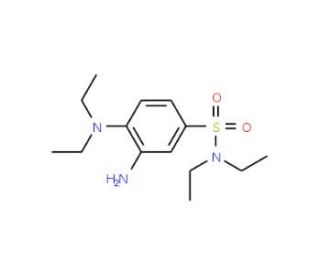 3-Amino-4-diethylamino-N,N-diethyl-benzenesulfonamide - chemical structure image