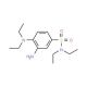 3-Amino-4-diethylamino-N,N-diethyl-benzenesulfonamide - chemical structure image