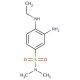 3-amino-4-(ethylamino)-N,N-dimethylbenzenesulfonamide - chemical structure image
