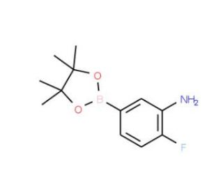 3-Amino-4-fluorophenylboronic acid, pinacol ester (CAS 1003575-43-6) - chemical structure image