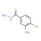 3-Amino-4-hydroxybenzhydrazide (CAS 7450-57-9) - chemical structure image