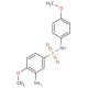 3-Amino-4-methoxy-N-(4-methoxy-phenyl)-benzenesulfonamide - chemical structure image