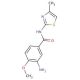 3-amino-4-methoxy-N-(4-methyl-1,3-thiazol-2-yl)benzamide - chemical structure image