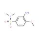 3-Amino-4-methoxy-N,N-dimethyl-benzenesulfonamide (CAS 7400-96-6) - chemical structure image
