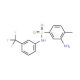 3-amino-4-methyl-N-[3-(trifluoromethyl)phenyl]benzenesulfonamide - chemical structure image