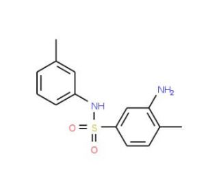 3-Amino-4-methyl-N-m-tolyl-benzenesulfonamide - chemical structure image
