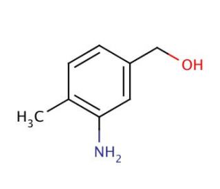 3-Amino-4-methylbenzyl alcohol (CAS 81863-45-8) - chemical structure image