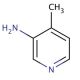 3-Amino-4-methylpyridine (CAS 3430-27-1) - chemical structure image