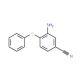 3-Amino-4-(phenylsulfanyl)benzenecarbonitrile - chemical structure image