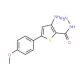 3-amino-5-(4-methoxyphenyl)thiophene-2-carbohydrazide - chemical structure image