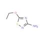 3-Amino-5-ethoxy-1,2,4-thiadiazole (CAS 89124-90-3) - chemical structure image