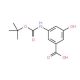 3-Amino-5-hydroxybenzoic acid, N-BOC protected (CAS 232595-59-4) - chemical structure image