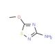 3-Amino-5-methoxy-1,2,4-thiadiazole (CAS 363179-65-1) - chemical structure image