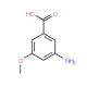 3-Amino-5-methoxybenzoic acid (CAS 74165-74-5) - chemical structure image