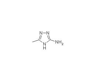 3-Amino-5-methyl-4H-1,2,4-triazole (CAS 4923-01-7) - chemical structure image