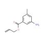 3-Amino-5-methyl-benzoic acid-2-propenyl ester (CAS 153775-25-8) - chemical structure image