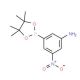 3-Amino-5-nitrophenylboronic acid, pinacol ester (CAS 871329-51-0) - chemical structure image