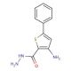 3-amino-5-phenylthiophene-2-carbohydrazide - chemical structure image