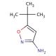 3-Amino-5-tert-butylisoxazole (CAS 55809-36-4) - chemical structure image