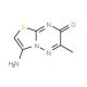 3-Amino-6-methyl-thiazolo[3,2-b][1,2,4]triazin-7-one (CAS 16943-37-6) - chemical structure image