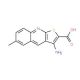 3-Amino-6-methyl-thieno[2,3-b]quinoline-2-carboxylic acid - chemical structure image