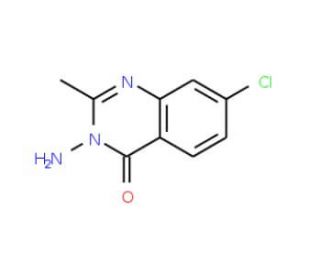 3-amino-7-chloro-2-methylquinazolin-4(3H)-one (CAS 90537-62-5) - chemical structure image