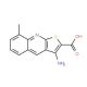 3-Amino-8-methyl-thieno[2,3-b]quinoline-2-carboxylic acid - chemical structure image