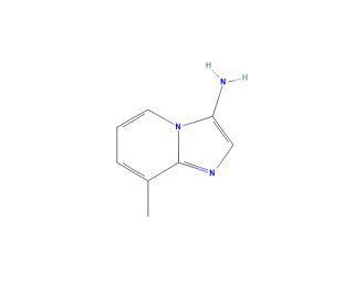 3-Amino-8-methylimidazo[1,2-a]pyridine (CAS 68739-11-7) - chemical structure image