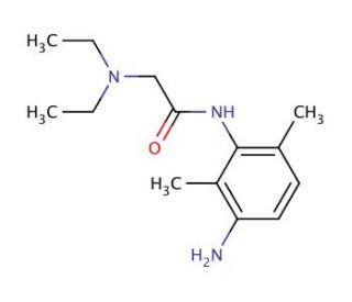 3-Amino Lidocaine - chemical structure image