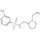 3-amino-N-[(1-ethylpyrrolidin-2-yl)methyl]benzenesulfonamide - chemical structure image