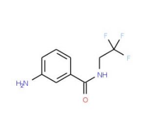 3-amino-N-(2,2,2-trifluoroethyl)benzamide - chemical structure image